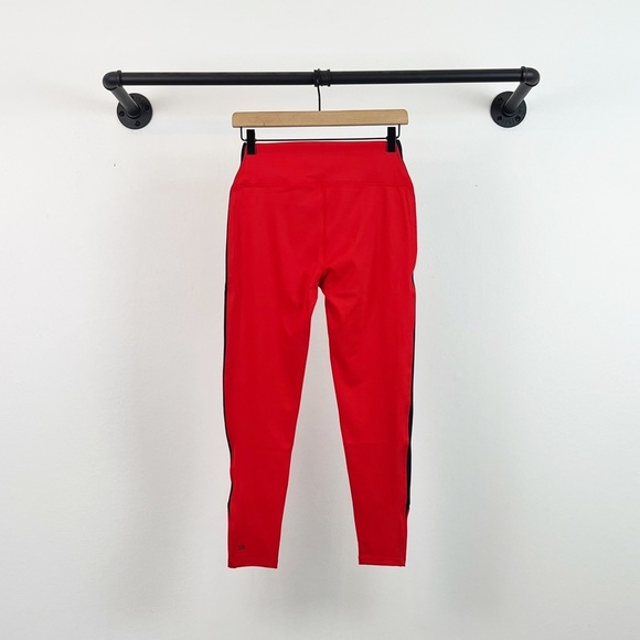 Splits59 Red Leggings with Black Stripe - Picture 5 of 6